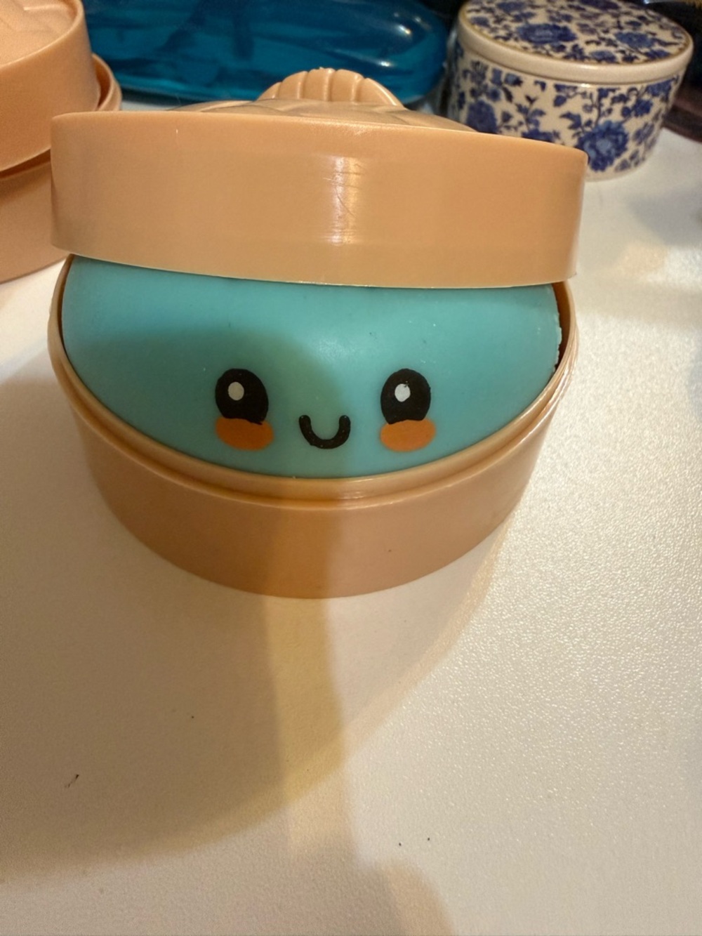 Five Below blue dumpling squishy